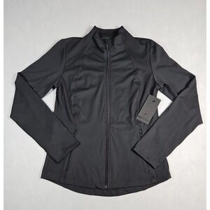 90‎ Degrees Womens Black Full Zip Vented Athletic Jacket Size XL NWT